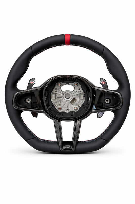 Leather CS Car Steering Wheel for BMW G20/G80